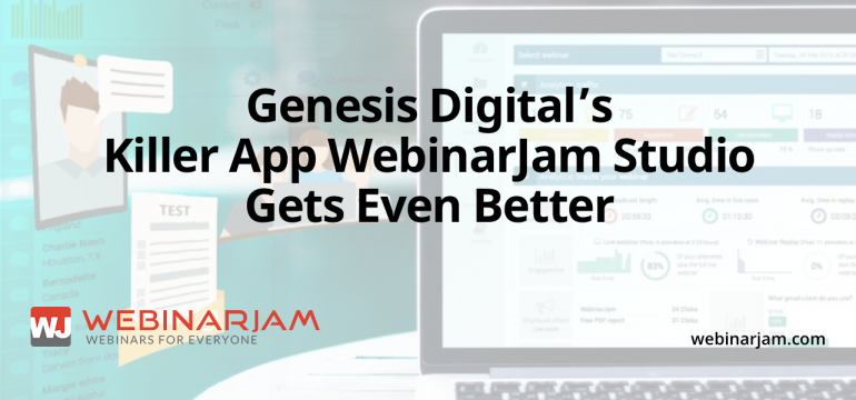 Genesis Digital’s Killer App WebinarJam Studio Gets Even Better,